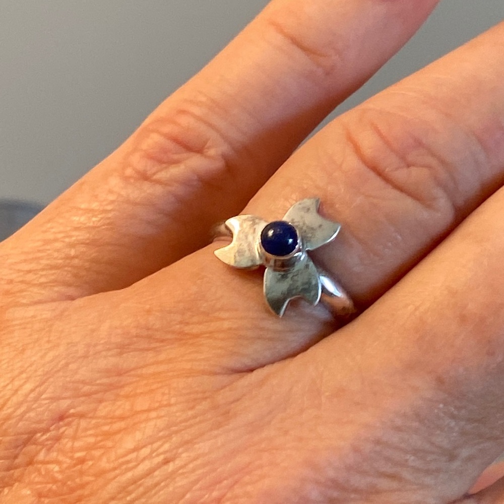 ✨Vintage Lapis Lazuli 925 Silver Ring (8.25)✨ Final Price